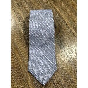 MARTHA'S VINEYARD VINES SHEP & IAN PURPLE w/ BLUE FISH 100% SILK NECK TIE